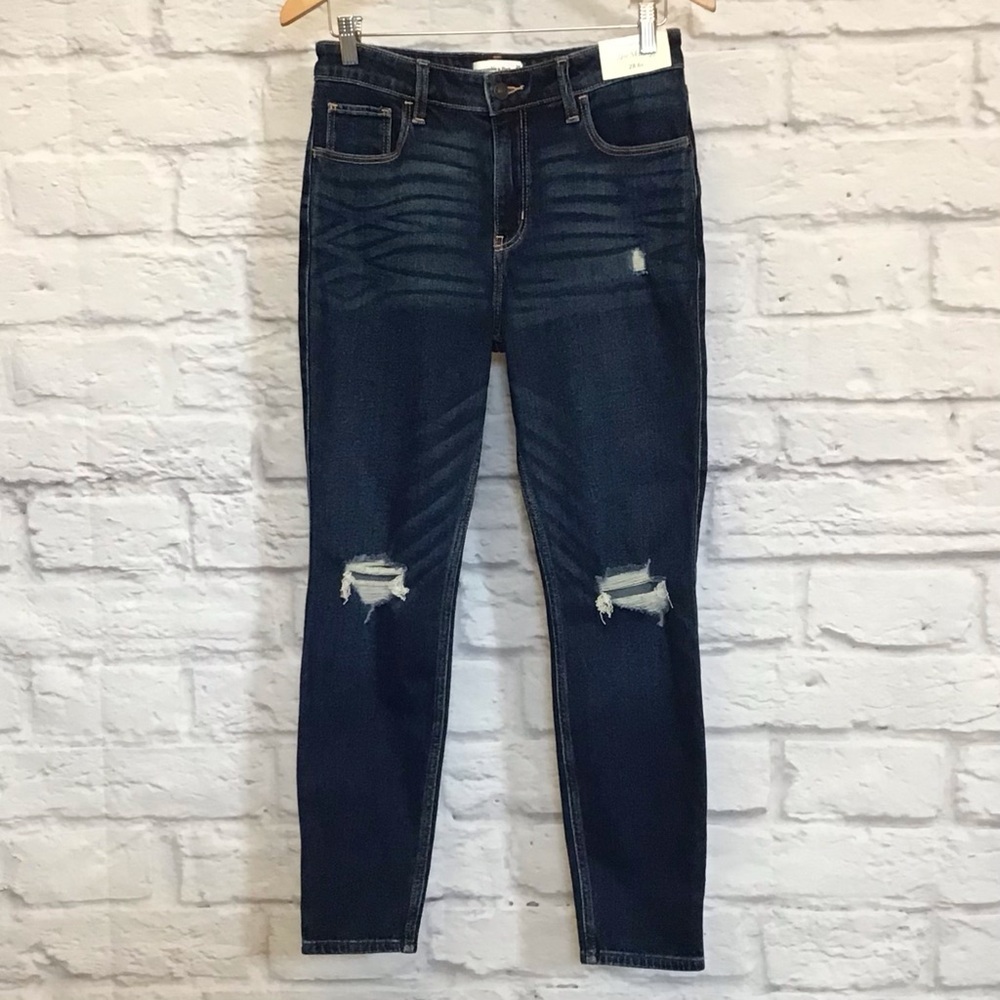 Abercrombie Fitch 6 (28) NWT Skinny High Rise Jeans Women’s Distressed - Picture 2 of 8